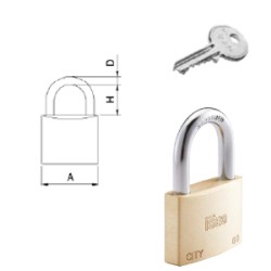 LUCCHETTO ARCO STANDARD MM.60 CITY ISEO