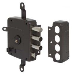 SERRATURA APPLICARE DOPPIA MAPPA 4 MAND. E.64 1.57177.60.1