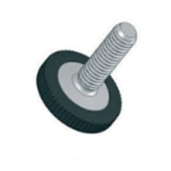 PIEDINO X MOBILI D.28 VITE M8X22 ACCIAIO ZINCATO