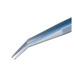 PINZETTA A MOLLA C/PUNTE PIEGATE ZIGRINATE MM.160 ART.PN19P