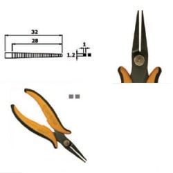 PINZA A BECCHI A PUNTA ZIGRINATI MM.160 ART.PN 2005