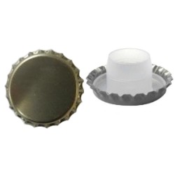 TAPPO CORONA C/BIDULE LUNGO APERTO ORO PZ.200