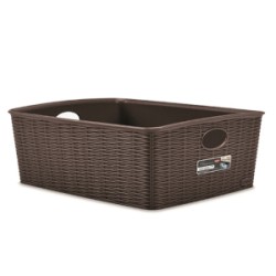 CESTINO ELEGANCE L HIGH CM.36X29 H.13 MOKA ART.30992