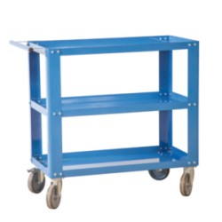 CARRELLO PORTAUTENSILI 3 PIANI MM.820X425 H.780 BLU GR05-B