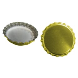 TAPPO CORONA GRANDE MM.29 GIALLO PZ.200