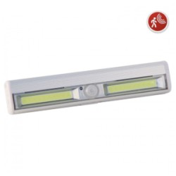 MINI PLAFONIERA REGLETTE COB LED C/SENSORE 3XAAA SMARTY 200LM LT011
