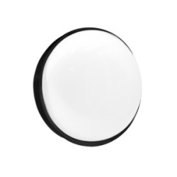 PLAFONIERA A LED SIMPLY ROUND NERA 16W 1280 LUMEN 4000K