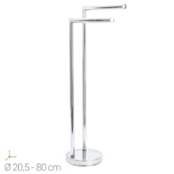 PIANTANA PORTASCIUGAMANI H.80 SMART INOX LUCIDO ART.P331