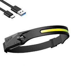 TORCIA DA TESTA COB LED FLEX C/SENSORE BL-G28