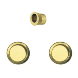 MANIGLIA X PORTE SCORREVOLI OTTONE CROMATO