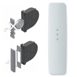 PLACCA VENUS RX C/TRASMETTITORE A 1 CANALE ALLUMINIO ART.595.P.X19A