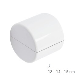 PORTAROTOLO CHIUSO LINEA ABS BIANCO ART.148