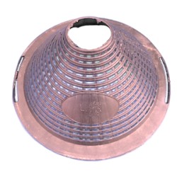 CUPOLA PLASTICA X DAMIGIANA LEGNO LT.34