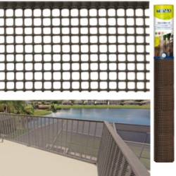 RETE QUADRA 10 MARRONE CM.100 MT.50 ART.62345505